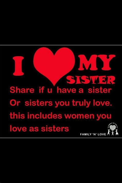 Sister Love Love My Sister Love Your Sister Sister Love