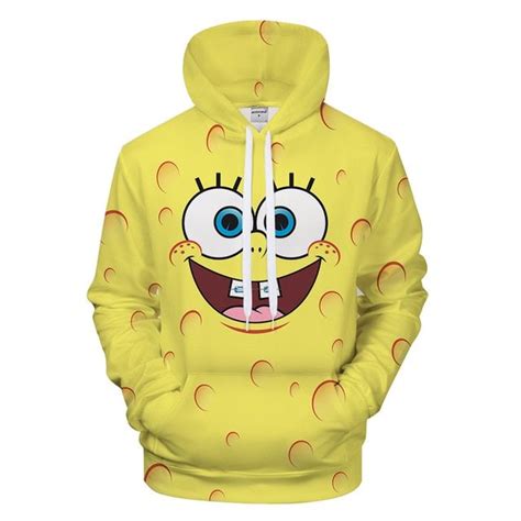 1346 3d Prints Spongebob Kawaii Spring Autumn Pullover Streetwear