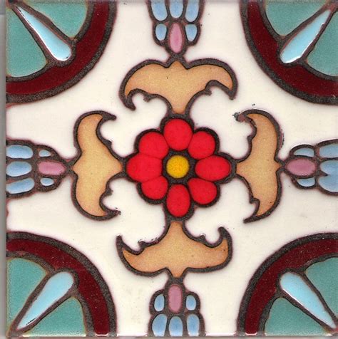 Decorative Handpainted Tile 6x6 Khalik Malibu Tile Design Etsy Hand