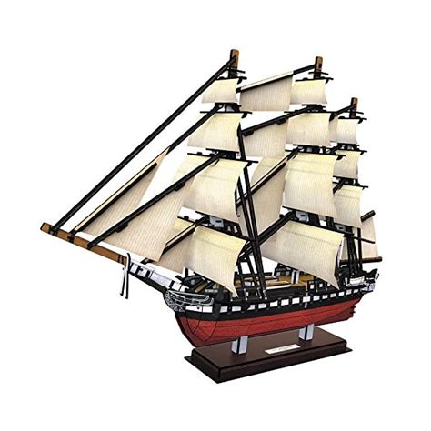 Cubicfun 3d Puzzle Uss Constitution Vessel Ship Model Us Navy 3d