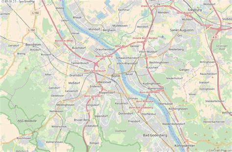 Bonn Map Germany Latitude And Longitude Free Maps