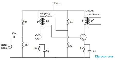 Transformer Coupled Amplifier Circuit Diagram Working And Applications