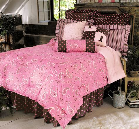 0 watchers732 page views1 deviation. Pink Paisley Western Bed Set - Twin | Cowgirl bedroom ...