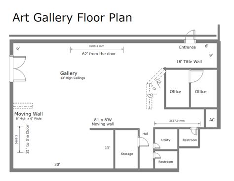 Free Editable Museum Floor Plans Edrawmax Online