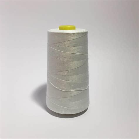 Overlocker Thread 5000yards Optic White 1st For Fabric
