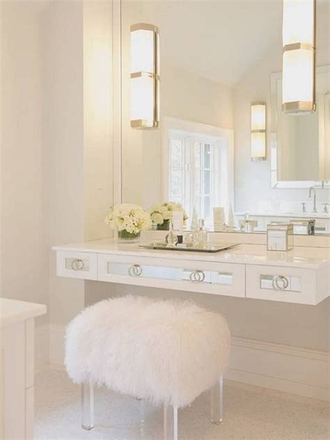 Its wide 54 design is made from solid poplar wood in a neutral finish, and its surface is crafted from engineered stone in a carrara white finish that complements your contemporary decor. 25+ Most Inspiring Bathroom Vanity With Seating Area Ideas ...