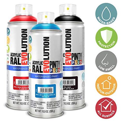 Pintyplus Evolution Water Based Spray Paint 10 9 Oz Environmentally