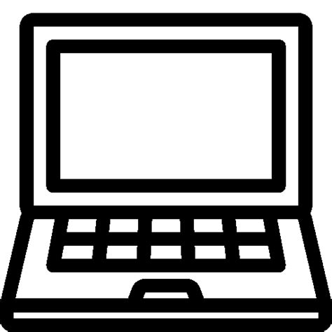 Collection Of Laptop Png Black And White Pluspng
