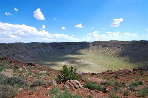 Meteor Crater Near Winslow Arizona Meteor Crater