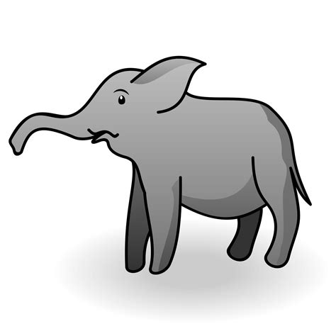 Vector For Free Use Elephant Vector