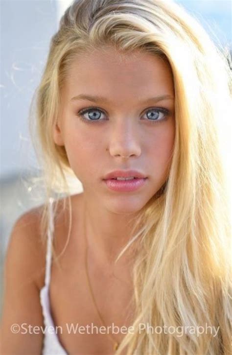 Gorgeous Blonde With Blue Eyes