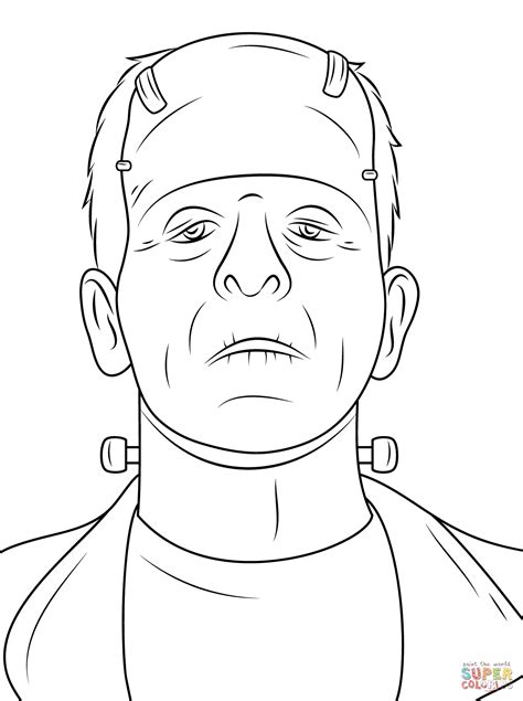 Jpg source click the download button to view the full image of frankenstein head coloring page download, and download it for your computer. Scary Frankenstein Head coloring page | Free Printable ...