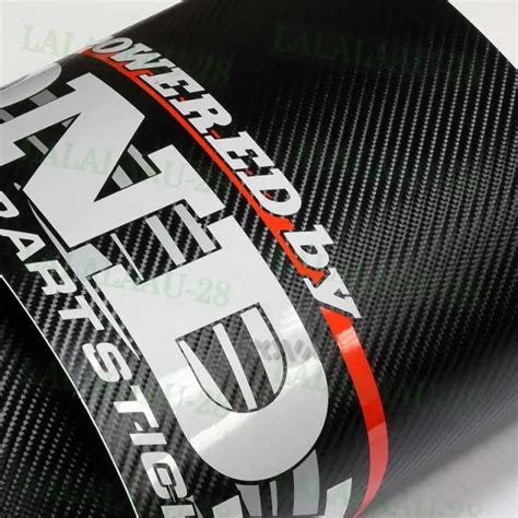 Windshield Carbon Fiber Vinyl Banner For Honda Racing Decal Front