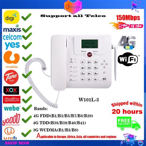 Jual Izyk 4g 3g Gsm Voice Call Volte Router Wireless Fixed Telephone