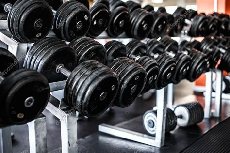 Heavy Weights In The Gym — Stock Photo © Fxquadro 24457731