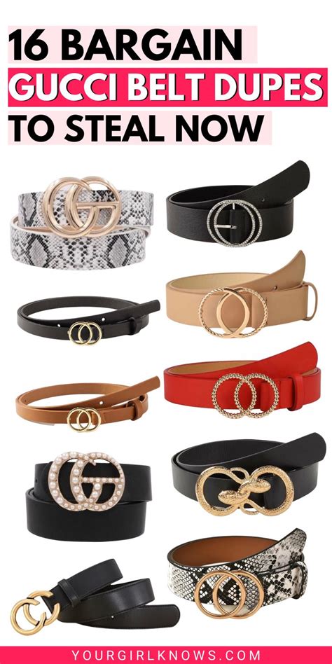 16 Gucci Belt Dupes That Look Real Designer Dupes Yourgirlknows In