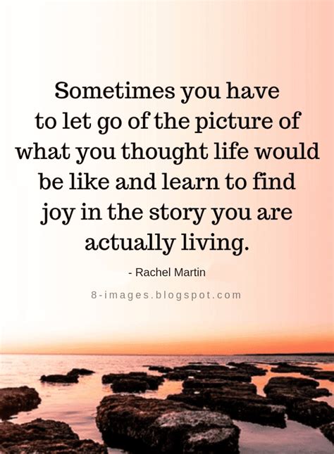 Sometimes You Have To Let Go Of The Picture Of What You
