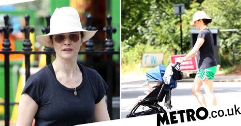 The james bond star, 50, appeared to be. Rachel Weisz enjoys stroll in London sun with her baby ...