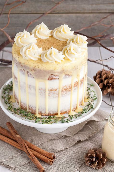 1st time i've made eggnog. Eggnog Cake | Liv for Cake