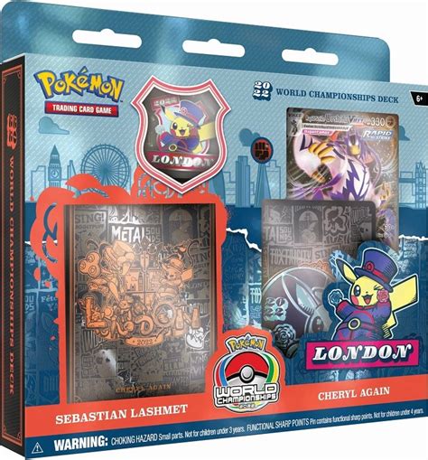 4 decks Championnat du Monde 2022 pour Pokémon
