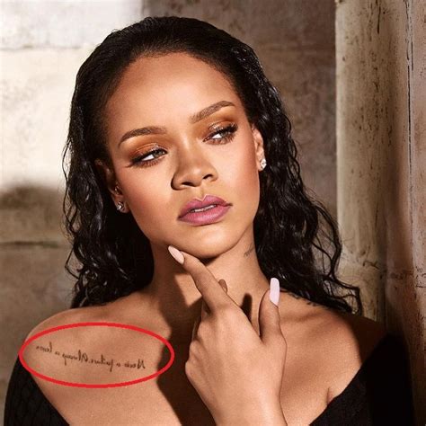Rihanna S Tattoos Their Meanings Body Art Guru