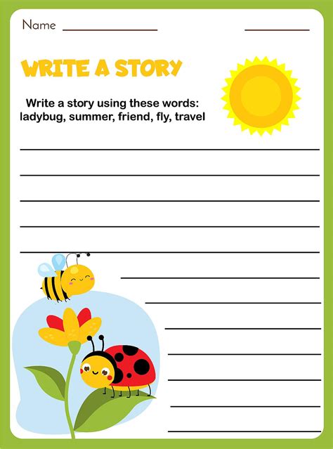 Writing Prompts For Kids 12 Fun Blank Printable Writing Prompts To