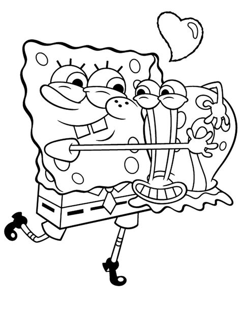 60 Spongebob Coloring Pages For Kids Spongebob Coloring Summer