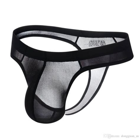 Jockmail Ultra Thin Ice Nylon Sexy Underwear Men Bikini Briefs