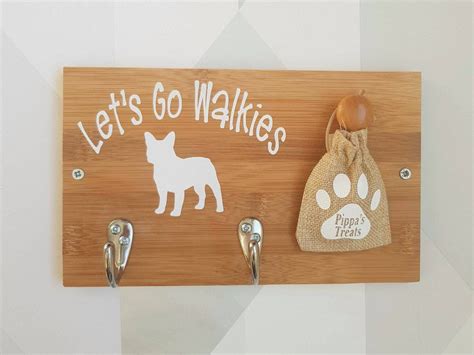 Personalised Dog Lead Hook - Leash Hook - Wooden Lead Plaque - Lead Holder - Dog Lead Hanger 