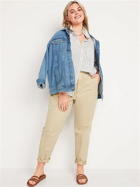 High Waisted O G Straight Chino Pants For Women Old Navy