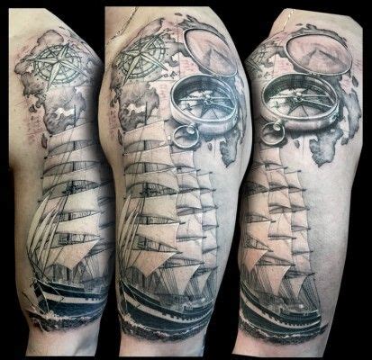Atomik Tattoo - Studio professionnel de tatouage et perçages à Québec | Nautical tattoo, Tattoos ...