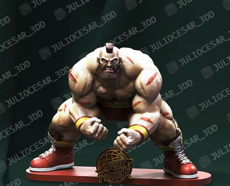 Street Fighter Zangief 3d Printable Model Cgtrader