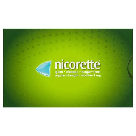 buy nicorette quit smoking regular strength nicotine gum classic 210 pack online at chemist