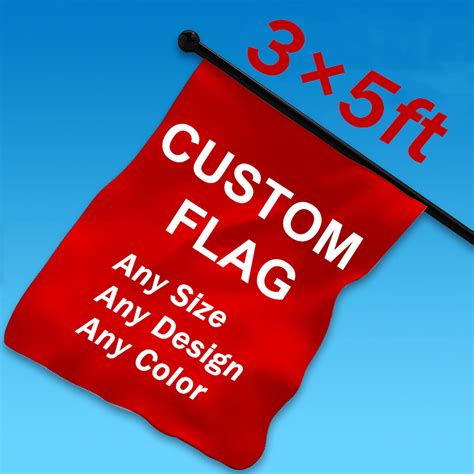 Custom Flag Printing Any Size 3x5 Ft Customized Flags Banner Etsy Uk
