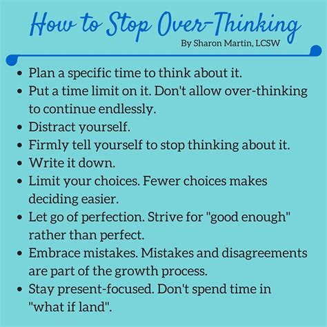How To Stop Anxiety And Overthinking