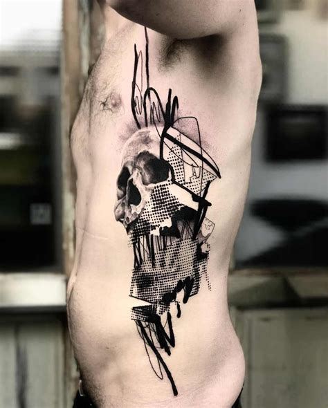 Https://techalive.net/tattoo/abstract Skull Tattoo Design