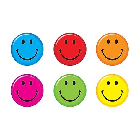 Trend 3 Smiley Faces Assorted Colors T 10874 At Staples