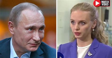 Vladimir Putins ‘secret Daughter Makes Rare Tv Appearance In Russia