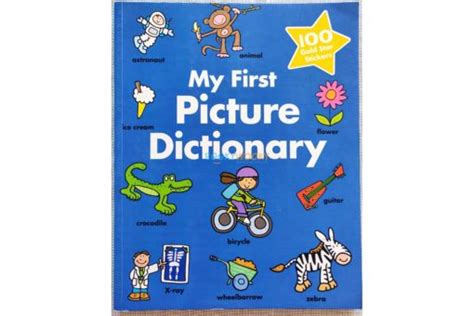 My First Picture Dictionary 100 Gold Star Stickers Booky Wooky