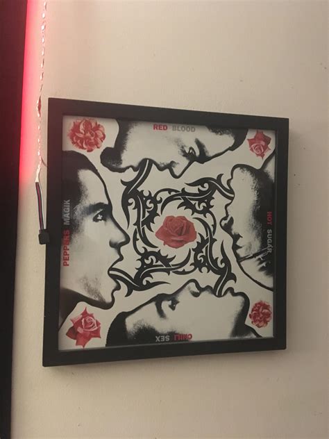 Thought Id Share My Framed Vinyl Of Blood Sugar Sex Magik That My Ex