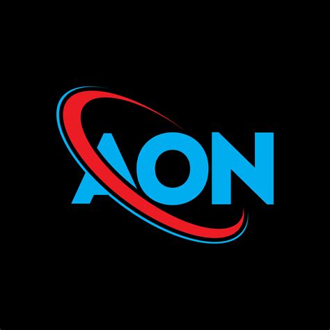 Logotipo De Aon Una Carta Diseño Del Logotipo De La Letra Aon