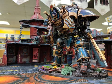 Thousand Sons Knight (finished) : Warhammer40k