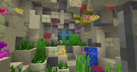 A Desert Underwater Cave I Decided To Create Rminecraft