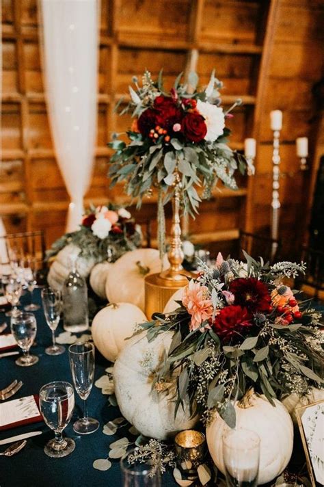 Amazing Fall Wedding Table Decor Ideas Weddingomania