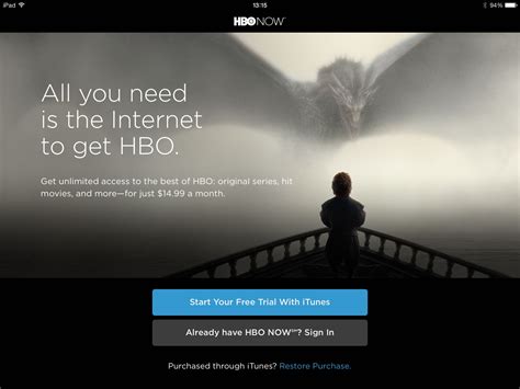 Hbo Lanza El Canal De Hbo Now Para Apple Tv Y La App Para Iphone Y Ipad