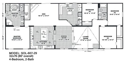 Double Wide Floor Plans 3 Bedroom Flooring Ideas