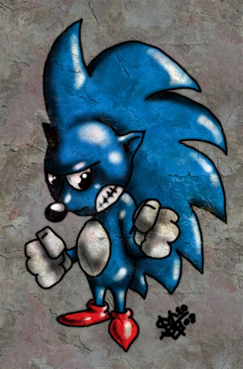 Graffiti Sonic By Gazimaluke On Deviantart