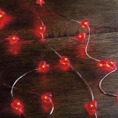 Heart Wire Lights Primitives By Kathy