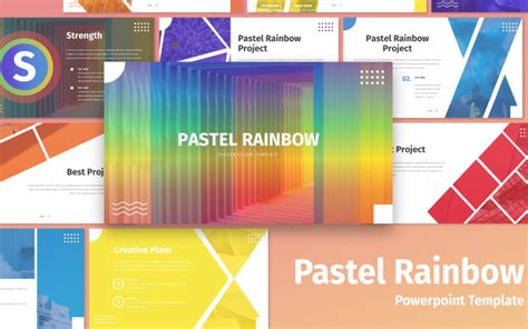 Pastel Rainbow Multipurpose Powerpoint Template