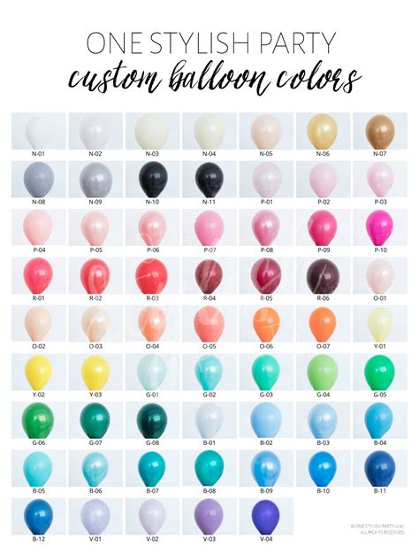 One Stylish Party Launches Custom Balloon Colors